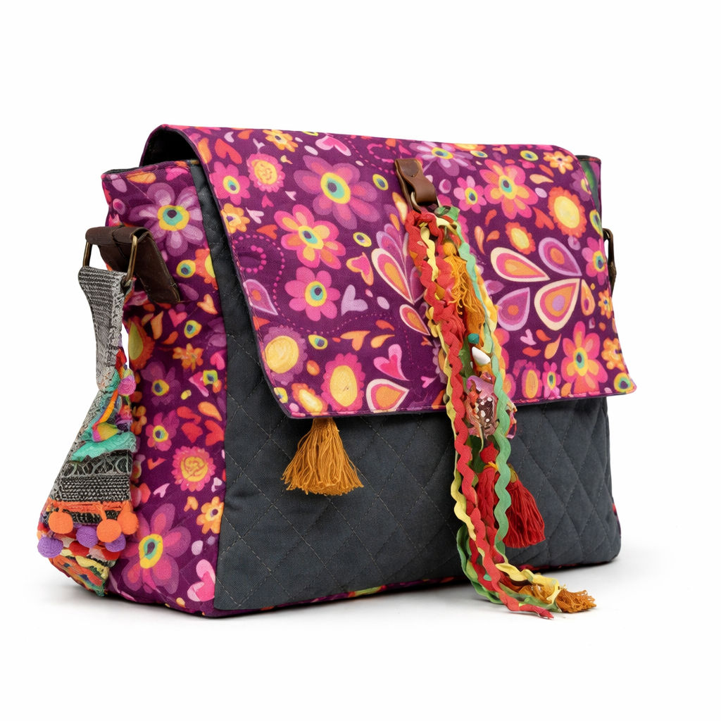 Blue Women Messenger Sling Bag for Everyday Use 179